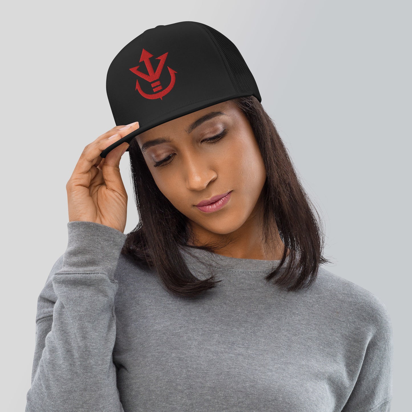 Royal Trucker Cap (Red Logo)