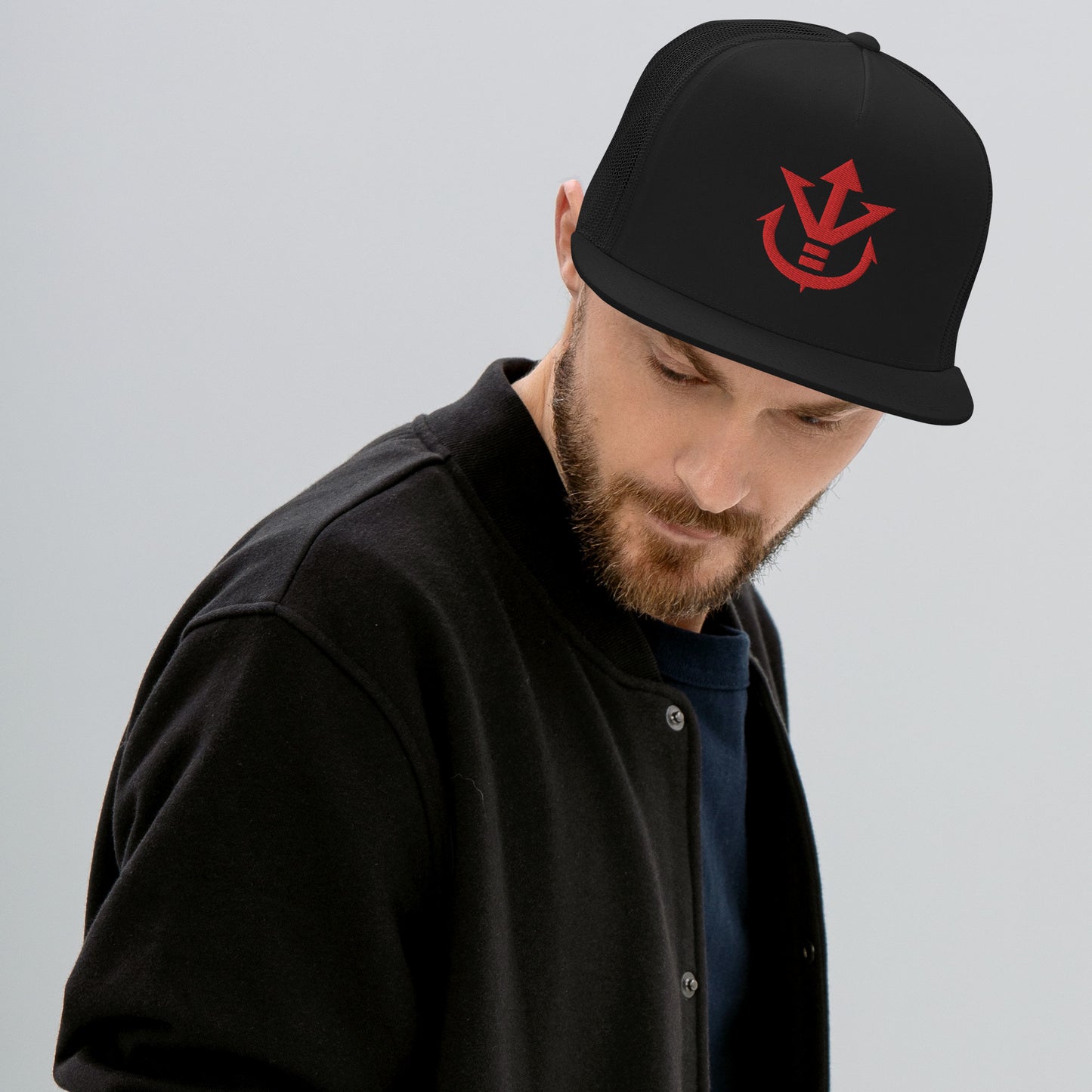 Royal Trucker Cap (Red Logo)