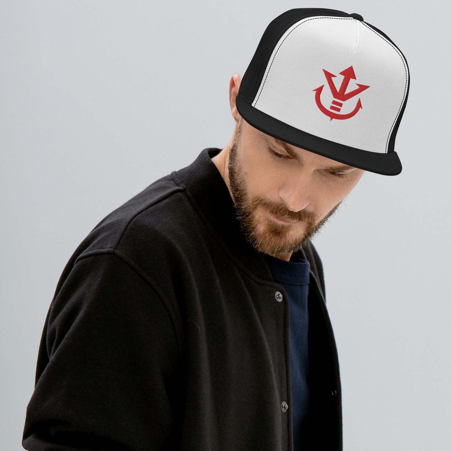 Royal Trucker Cap (Red Logo)