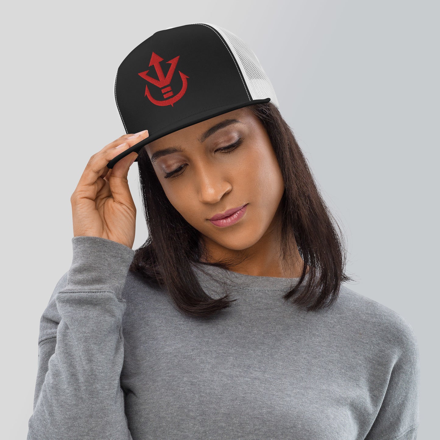 Royal Trucker Cap (Red Logo)