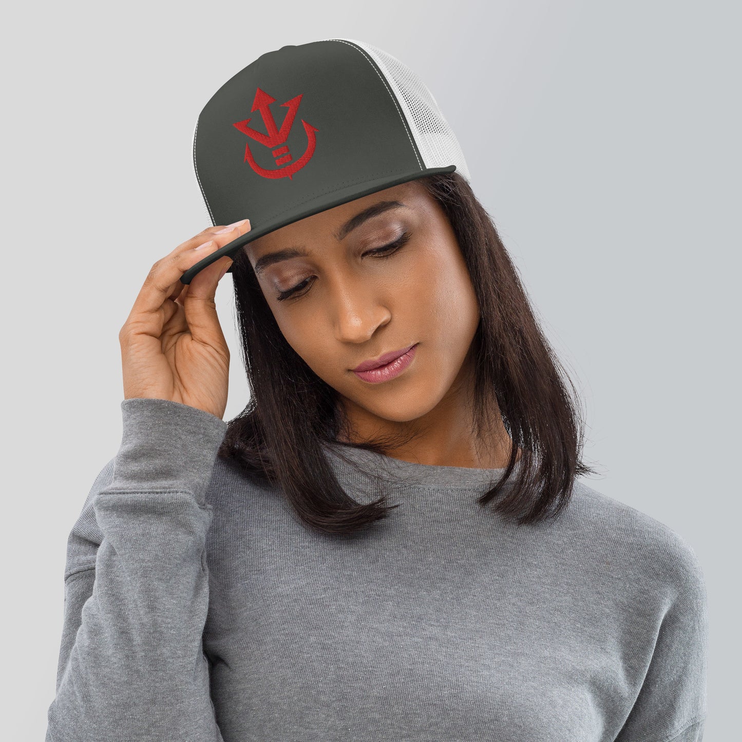 Royal Trucker Cap (Red Logo)