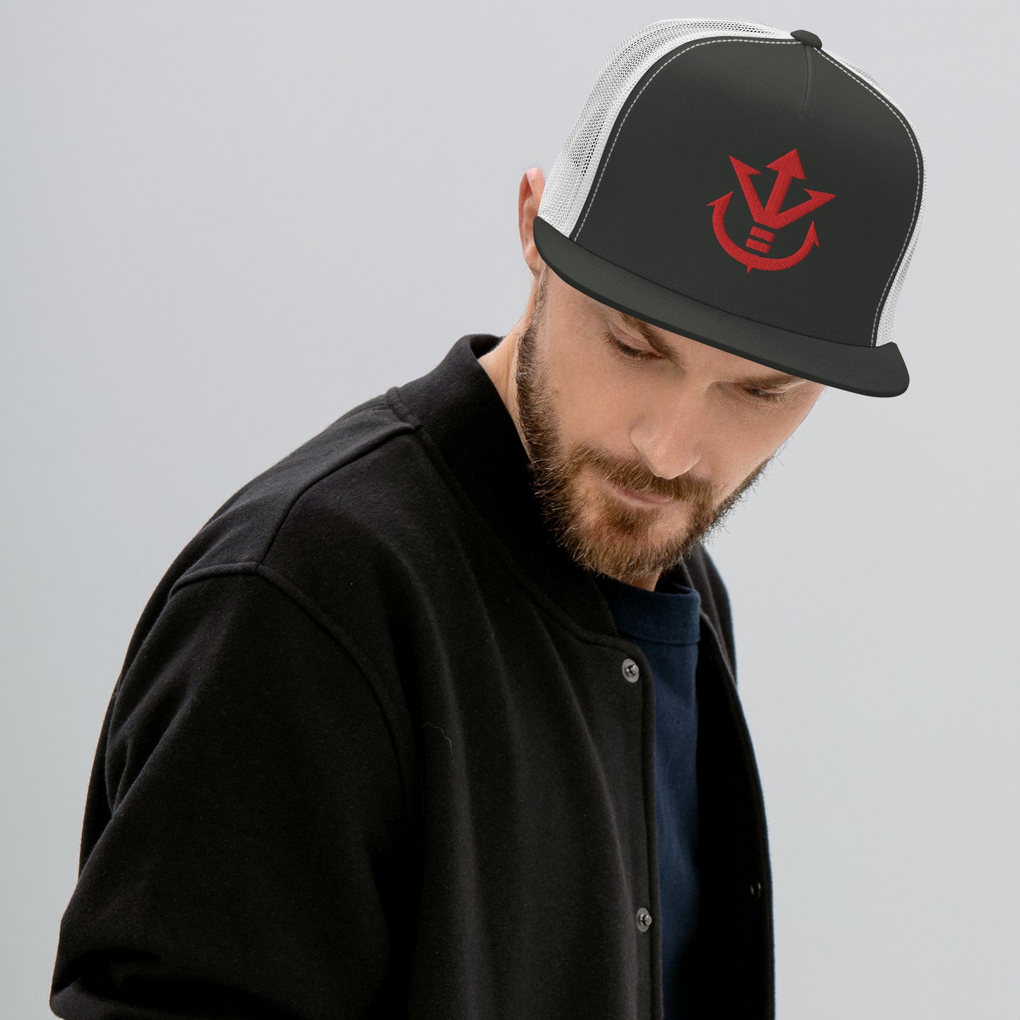 Royal Trucker Cap (Red Logo)