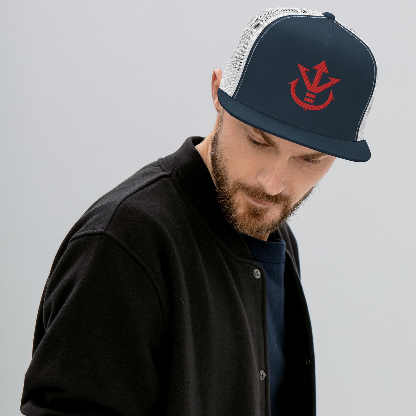 Royal Trucker Cap (Red Logo)