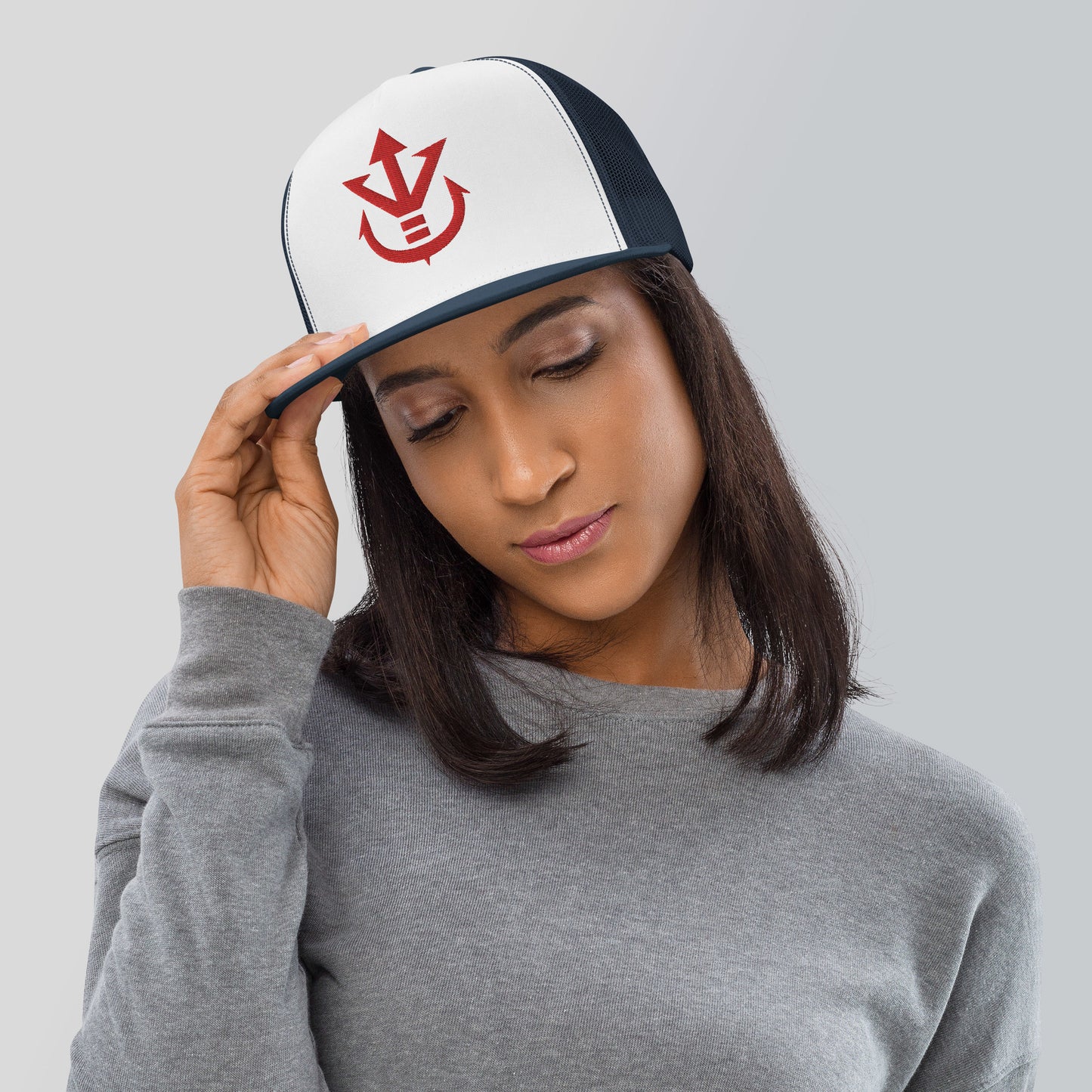 Royal Trucker Cap (Red Logo)