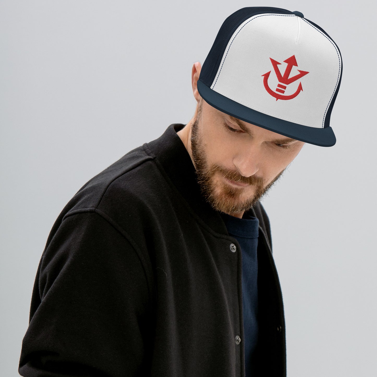 Royal Trucker Cap (Red Logo)