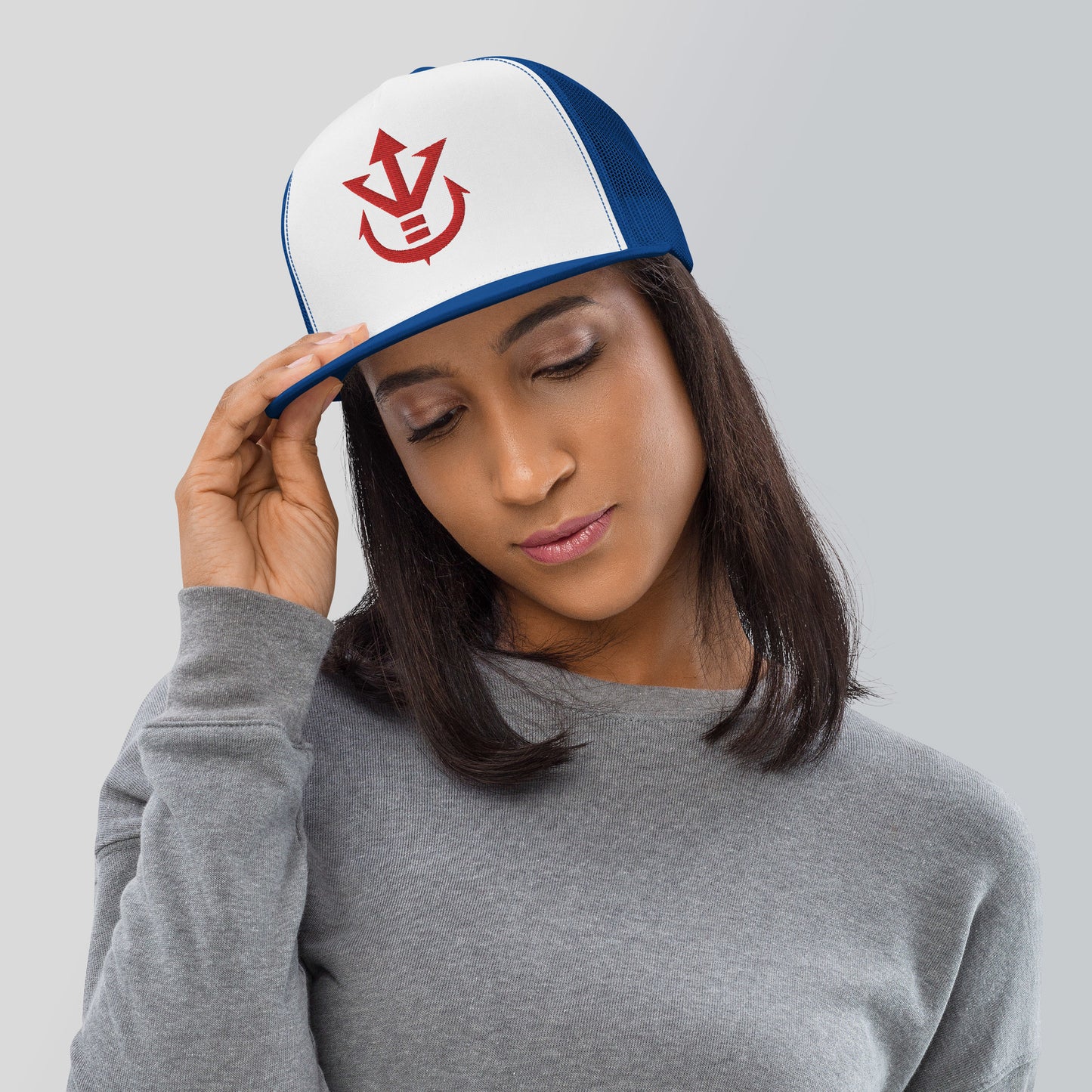 Royal Trucker Cap (Red Logo)