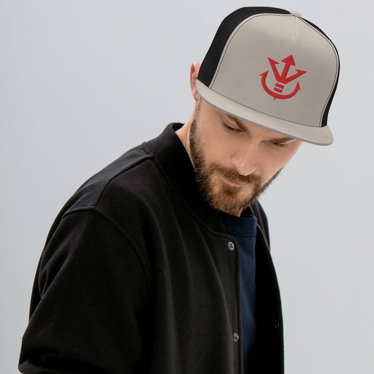Royal Trucker Cap (Red Logo)