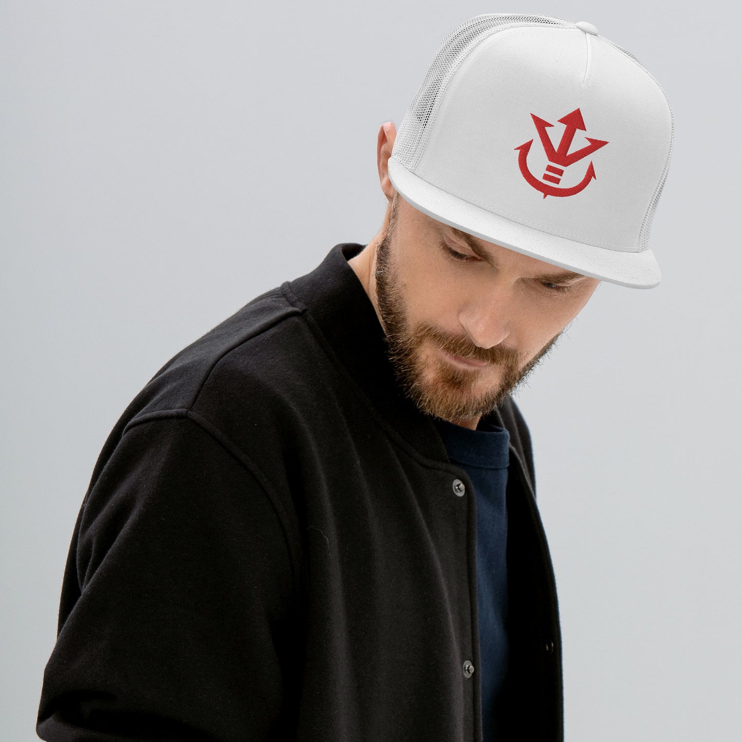 Royal Trucker Cap (Red Logo)