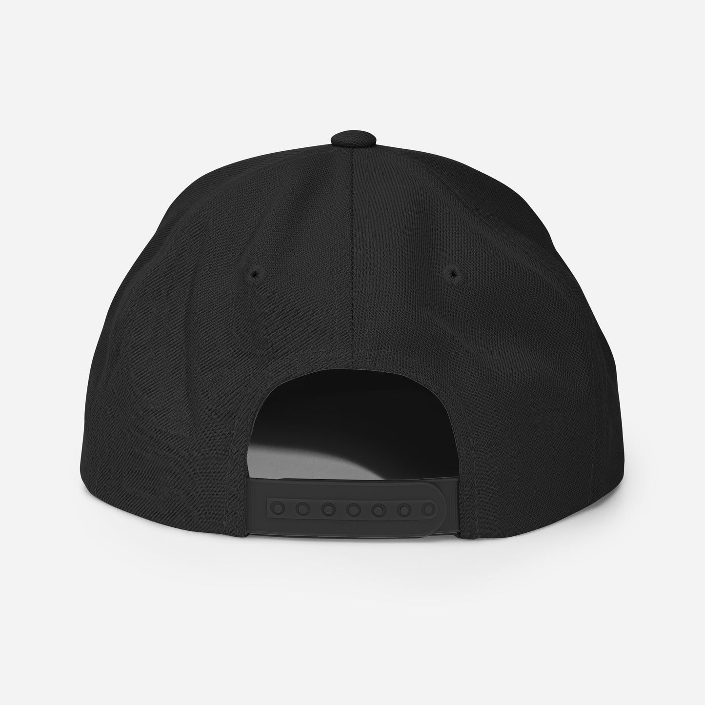 Capsule Snapback Hat (Black Logo)