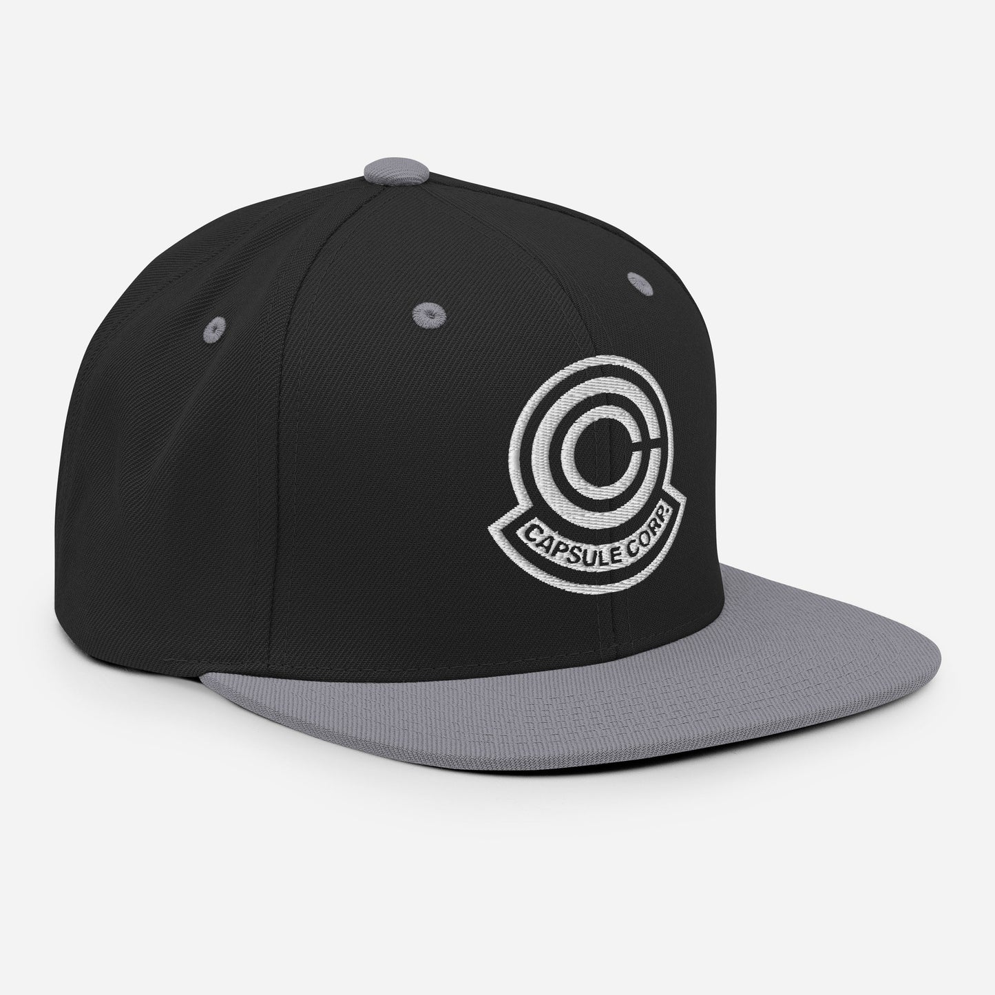 Capsule Snapback Hat (White Logo)
