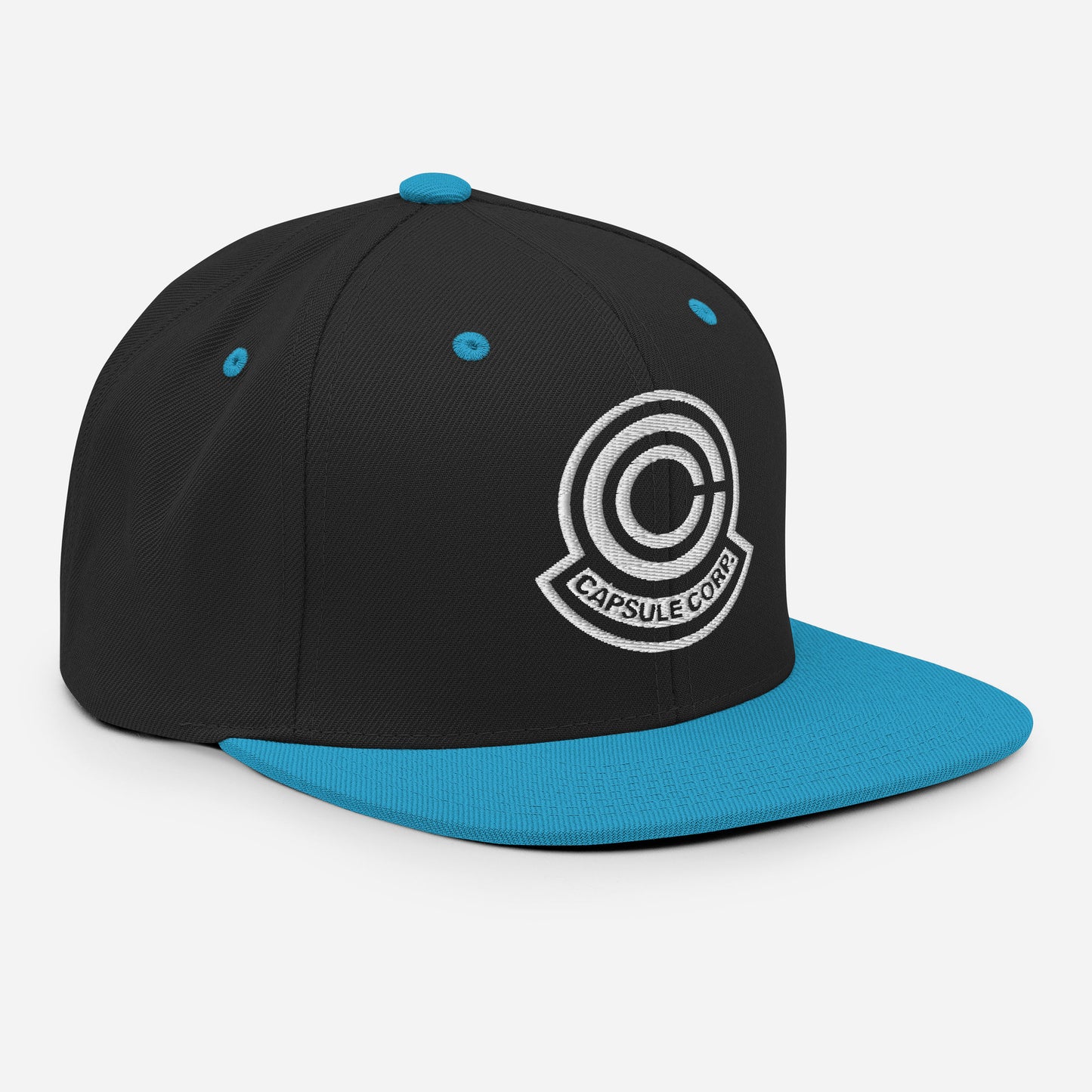 Capsule Snapback Hat (White Logo)