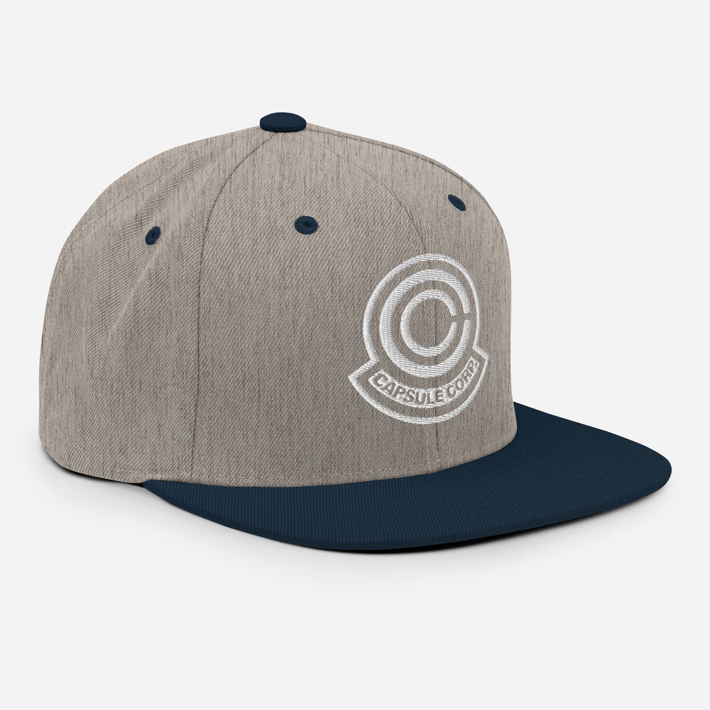 Capsule Snapback Hat (White Logo)
