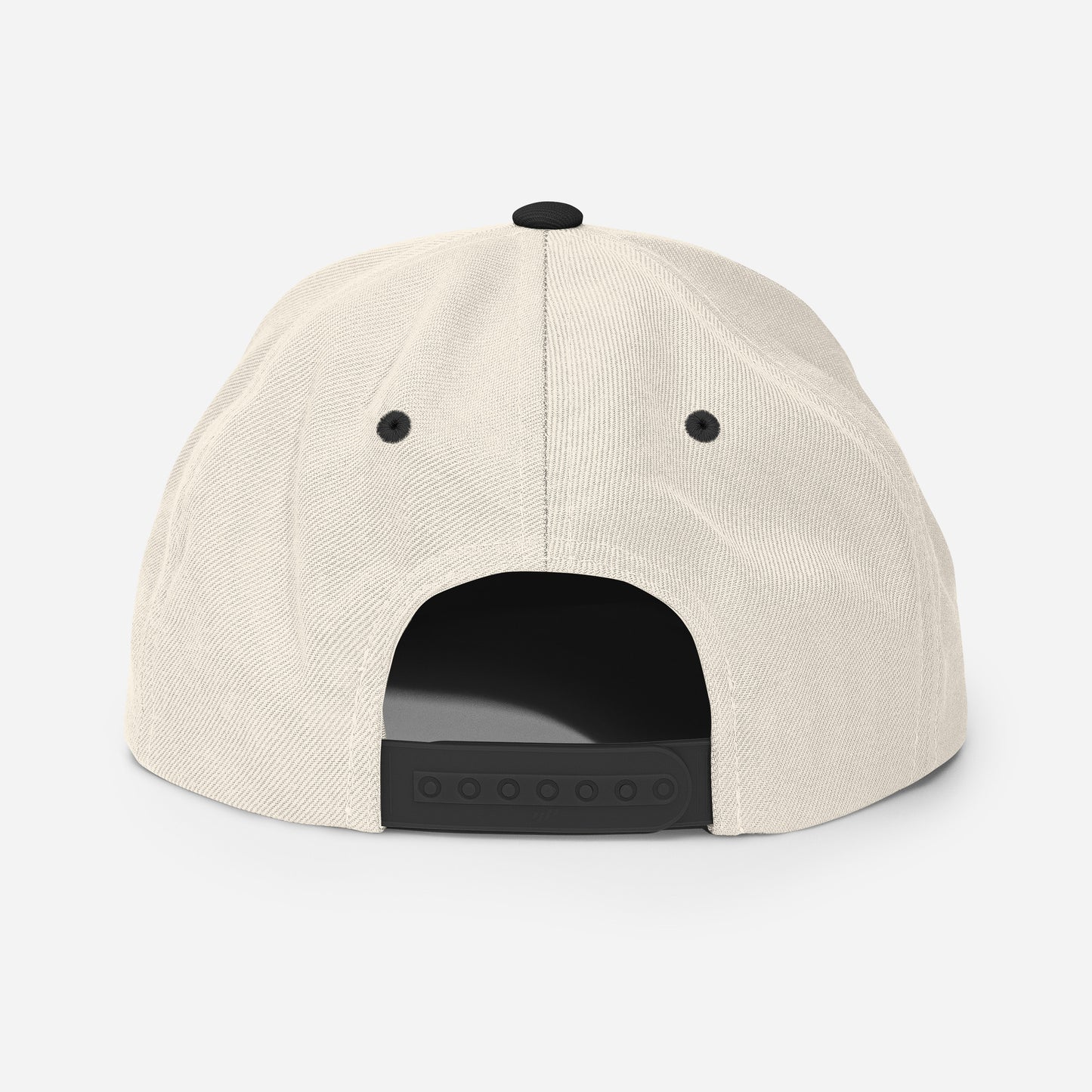 Capsule Snapback Hat (Black Logo)