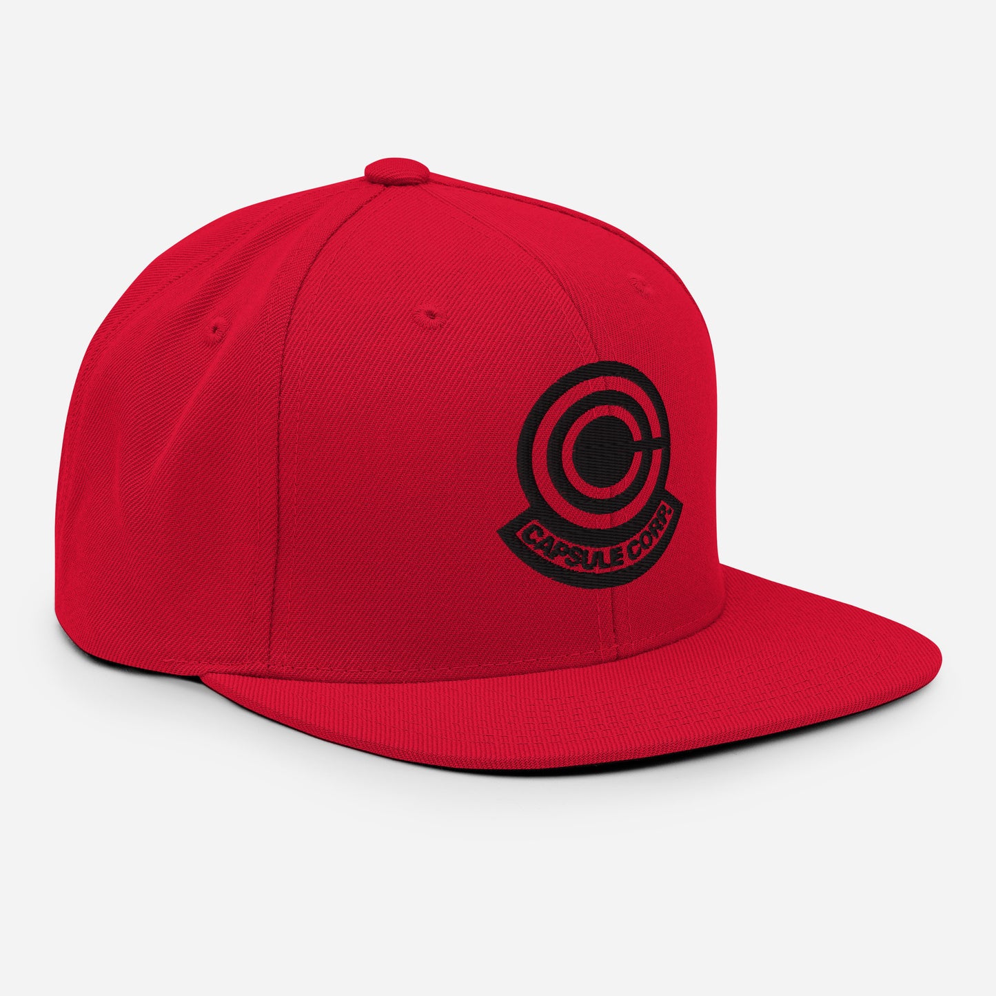 Capsule Snapback Hat (Black Logo)