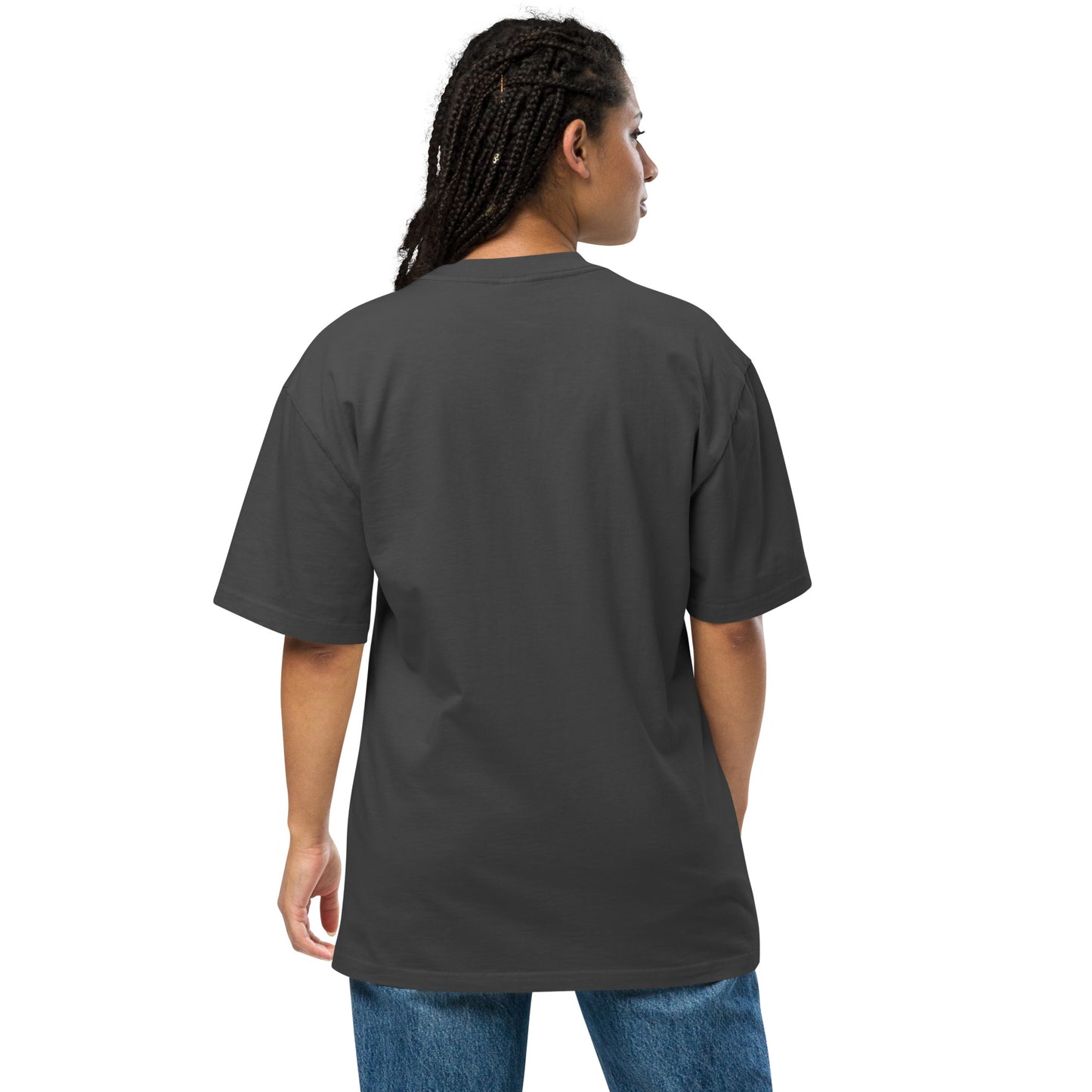 Burning Attack Oversized Faded Women's T-Shirt
