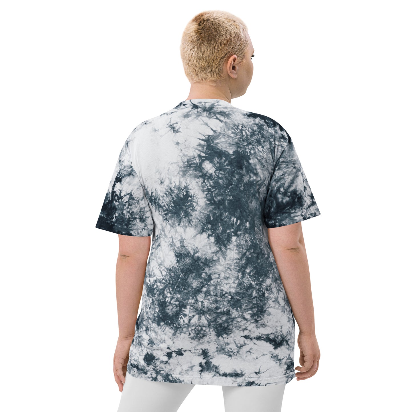 Royal Oversized Tie-Dye Women's T-Shirt