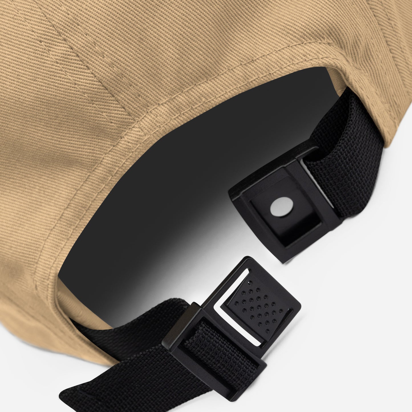 Capsule Five Panel Cap (Black Logo)