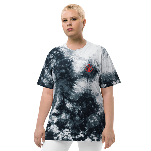 Royal Oversized Tie-Dye Women's T-Shirt